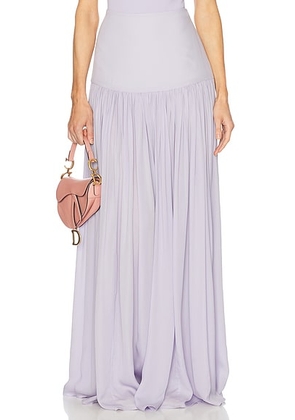 Helsa Diaphanous Maxi Skirt in Purple Heather - Lavender. Size XXS (also in XS).