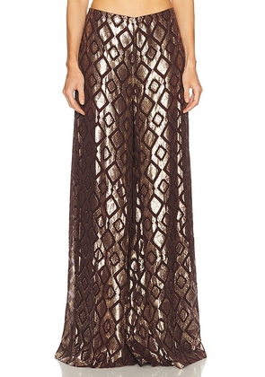 Alexis Maxine Pant in Cordovan - Brown. Size S (also in ).