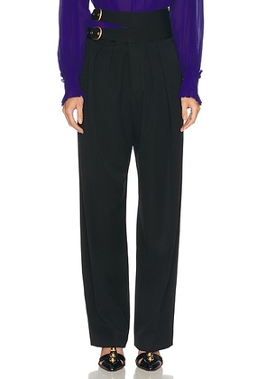 Chloe Balloon Trouser in Black - Black. Size 36 (also in 40, 42).