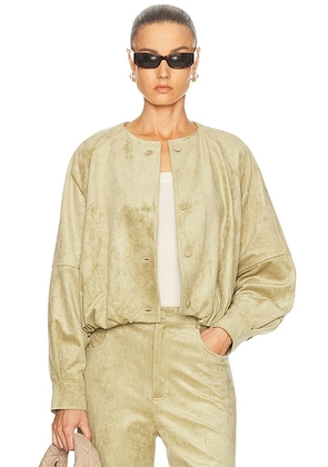 Alexis Cruz Jacket in Olive - Olive. Size L (also in M, S, XS).