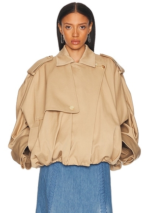 Gabriela Hearst Hunt Jacket in Camel - Beige. Size 38 (also in 42).