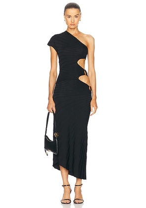 Cult Gaia Lurenz Knit Dress in Black - Black. Size L (also in ).