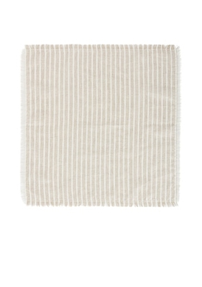 Jenni Kayne Frayed Linen Napkin in Natural Stripe - Neutral. Size all.