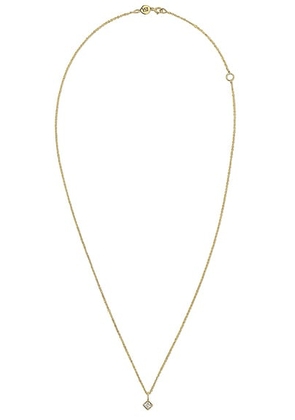ISA GRUTMAN Diamond Pendant Necklace in Yellow Gold - Metallic Gold. Size all.