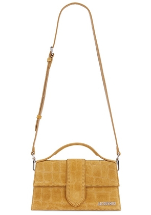 JACQUEMUS Le Grand Bambino Bag in Camel - Tan. Size all.