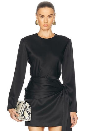 HEIRLOME Ruth Top in Black - Black. Size L (also in ).