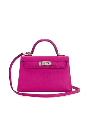 hermes Hermes Epsom Kelly 20 Handbag in Rose Poupre - Rose. Size all.