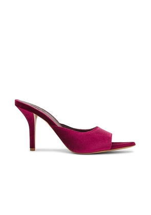 GIA BORGHINI Perni Mule in Bordeaux - Burgundy. Size 36 (also in ).