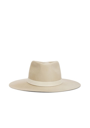 Janessa Leone Cole Hat in Pebble - Tan. Size L (also in M, S, XL).