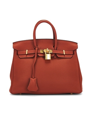 hermes Hermes Togo Birkin 25 Handbag in Cuivre - Burnt Orange. Size all.