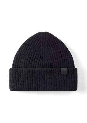 Mulberry Women's Chunky Ribbed Beanie Black