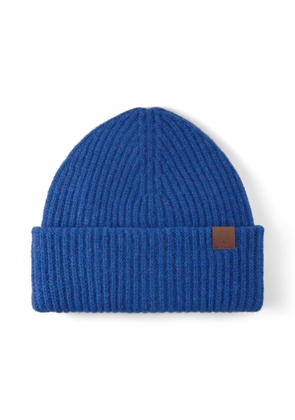 Mulberry Women's Chunky Ribbed Beanie Cobalt Blue