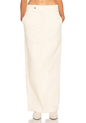 Helsa Maxi Skirt in Ecru - Ivory. Size XXS (also in ).