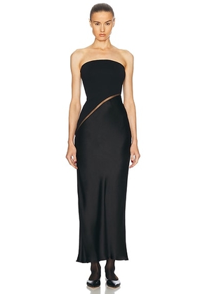 Gabriela Hearst Chiki Dress in Black - Black. Size 36 (also in 40, 42).