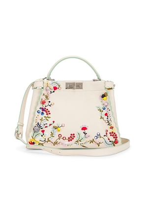 fendi Fendi Peekaboo Handbag in Ivory - Ivory. Size all.