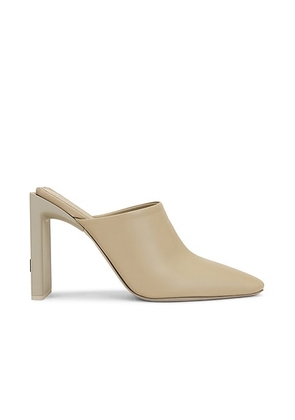 Fear of God High Mule Pump in Calf Creta - Taupe. Size 38 (also in 40).