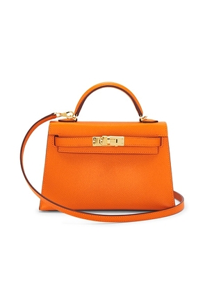hermes Hermes Epsom Kelly 20 Handbag in Orange - Orange. Size all.