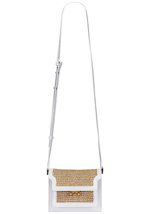 marni Marni Mini Trunk Soft Bag in Sand Storm & Lily White - Neutral. Size all.