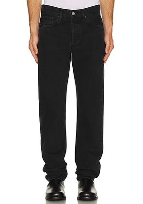 FRAME Straight Jeans in Columbia - Black. Size 29 (also in ).
