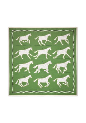 Mulberry Women's Square Scarf - Chalk Horse Fern