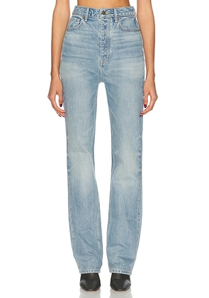 Fear of God ESSENTIALS Skinny Leg Jeans in Vintage Blue - Denim-Light. Size 24 (also in 28, 29).