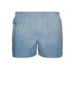 JW Anderson Logo Print Shorts in Light Blue - Blue. Size L (also in XL/1X).