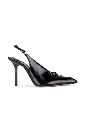 JACQUEMUS Les Slingbacks Cubisto H in Black - Black. Size 41 (also in ).