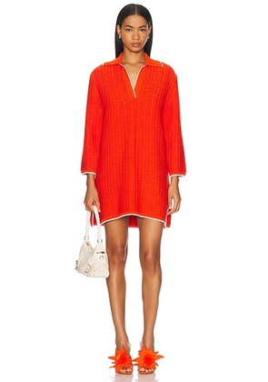 Givenchy 4g Polo Mini Dress in Orange - Orange. Size L (also in M, S).