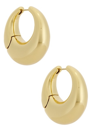 Jennifer Fisher Dylan Mini Hoop Earrings in Yellow Gold - Metallic Gold. Size all.