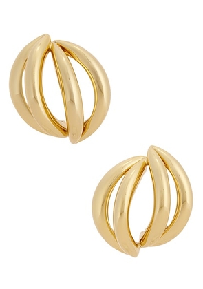 Jennifer Fisher Interlocking Small Earrings in Yellow Gold - Metallic Gold. Size all.