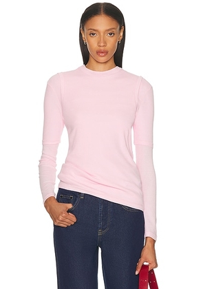 Jil Sander 3 Pack Tank, Tee & Long Sleeve Top in Neon Rose - Pink. Size L (also in M, XS).