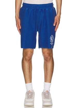Honor The Gift Race Short in Blue - Blue. Size L (also in XL/1X).
