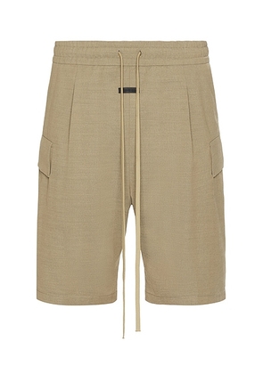 Fear of God Cargo Short in Melange Beige - Cream. Size L (also in M).