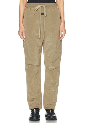 Fear of God Wrinkled Polyester Forum Pant in Dune - Brown. Size L (also in S).