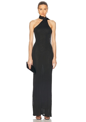 GALVAN Mirage Dress in Black - Black. Size L (also in ).
