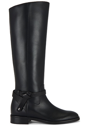 Jimmy Choo Lawton Flat Boot in Black - Black. Size 36 (also in 36.5, 37, 37.5, 38, 38.5, 39, 41).
