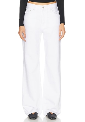 Haikure Korea Straight Leg Jeans in Optical White - White. Size 30 (also in ).