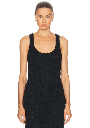 Gabriela Hearst Flynn Tank in Black - Black. Size L (also in M, S).