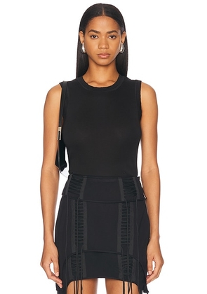 Helmut Lang Baby Muscle Tee in Black - Black. Size M (also in S, XS).