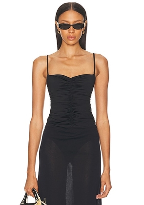 Johanna Ortiz Revival Bodysuit in Black - Black. Size L (also in XL).