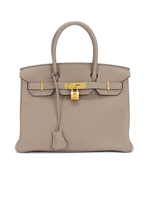 hermes Hermes Togo Birkin 30 Handbag in Gris Asphalt - Grey. Size all.
