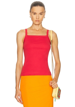 FLORE FLORE May Cami Top in Raspberry - Burgundy. Size L (also in XS).