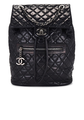 chanel Chanel Lambskin Duma Mountain Backpack in Black - Black. Size all.