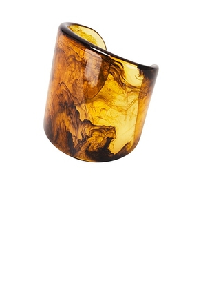 Julietta Elsa Cuff in Tortoise - Brown. Size all.