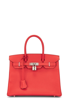 hermes Hermes Epsom Birkin 30 Handbag in Rouge Tomate - Red. Size all.
