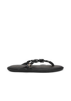 Flòwze Flo Slide in Black - Black. Size 36 (also in 37, 38, 39, 40, 41).
