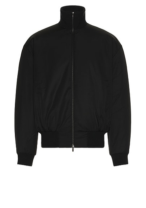 Fear of God High Neck Bomber Jacket in Black - Black. Size L (also in M).