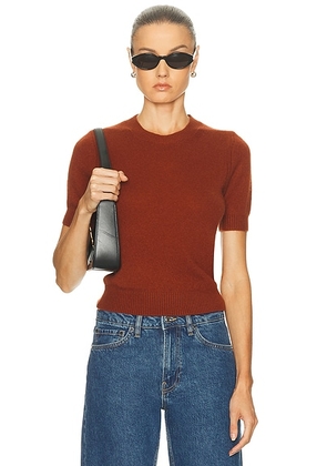 Guest In Residence Sweater Tee in Cinnamon - Rust. Size XL (also in ).