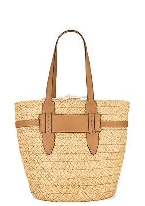 Helen Kaminski Lipari L Bag in Natural & Caramel - Neutral. Size all.