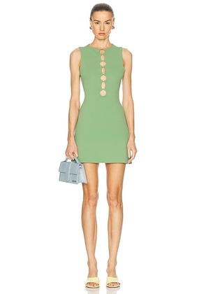 Cult Gaia Hartley Knit Dress in Calla Lily - Green. Size M (also in S).